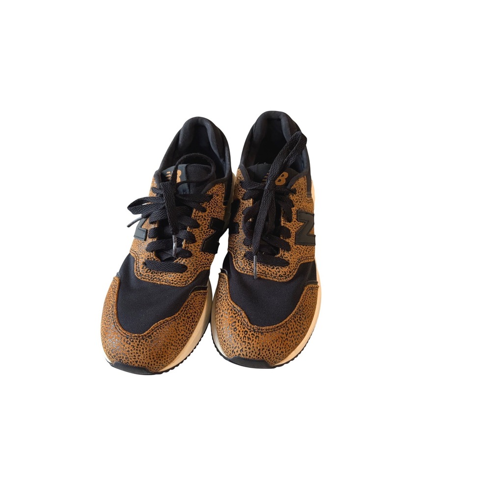 New Balance Fresh Foam X70 Leopard Print Black Sneakers WSX70THD Womens 8